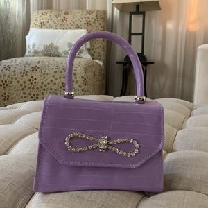 Lavender mini purse